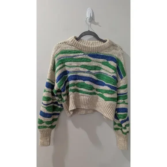 Aerie Intarsia Wool Blend Sweater NWT - Picture 3 of 5